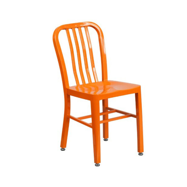 turuncu metal sandalye